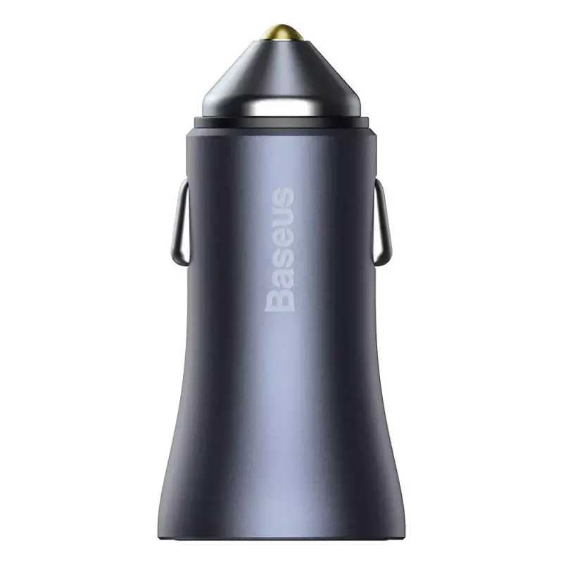 Automobilinis USB įkroviklis Baseus TZCCJD-0G 40W tamsiai pilkas