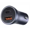 Automobilinis USB įkroviklis Baseus TZCCJD-0G 40W tamsiai pilkas