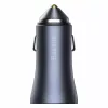 Automobilinis USB įkroviklis Baseus TZCCJD-0G 40W tamsiai pilkas