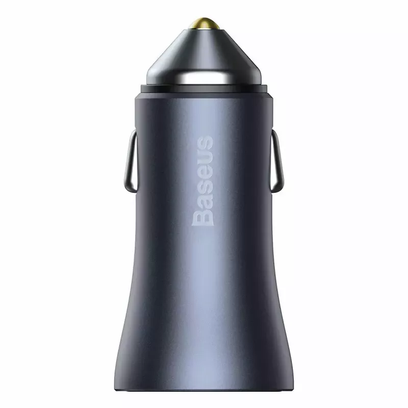 Automobilinis USB įkroviklis Baseus TZCCJD-0G 40W tamsiai pilkas