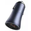 Automobilinis USB įkroviklis Baseus TZCCJD-0G 40W tamsiai pilkas
