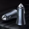 Automobilinis USB įkroviklis Baseus TZCCJD-0G 40W tamsiai pilkas