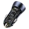 Automobilinis USB įkroviklis Baseus TZCCJD-0G 40W tamsiai pilkas
