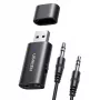UGREEN Bluetooth garso adapteris UGR1207BLK Bluetooth 5.1 su 3,5 mm AUX išėjimu