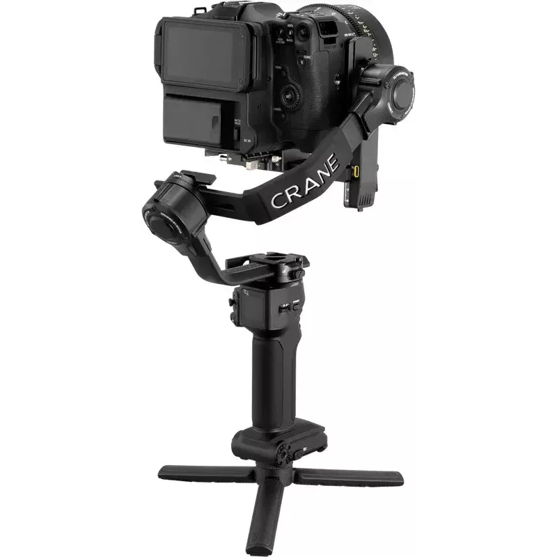 Gimbal Zhiyun Crane 4 3 ašių stabilizatorius su iki 10 valandų baterijos veikimo laiku