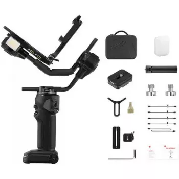 Gimbal Zhiyun Crane 4 3 ašių stabilizatorius su iki 10 valandų baterijos veikimo laiku