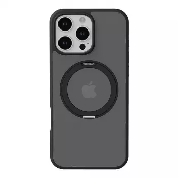 Telefono dėklas Torras Pro Series, skirtas iPhone 16 Pro, juodos spalvos, modelis X00FX1911