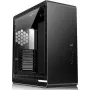 Jonsbo UMX6 Midi-Tower PC korpusas, grūdinto stiklo šoninis dangtelis, juodas