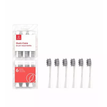 Šepetėlių galvutės Oclean P1S12 W06 6 vnt. Baltos Itin Minkštos
