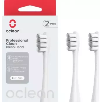 Pakeičiamos dantų šepetėlio galvutės OCLEAN P1C10 pilka, 2 vnt.