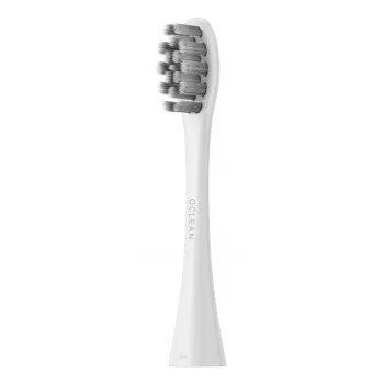 Oclean P1S12 Gum Care keičiamos šepetėlio galvutės, 2 vnt., pilka/balta
