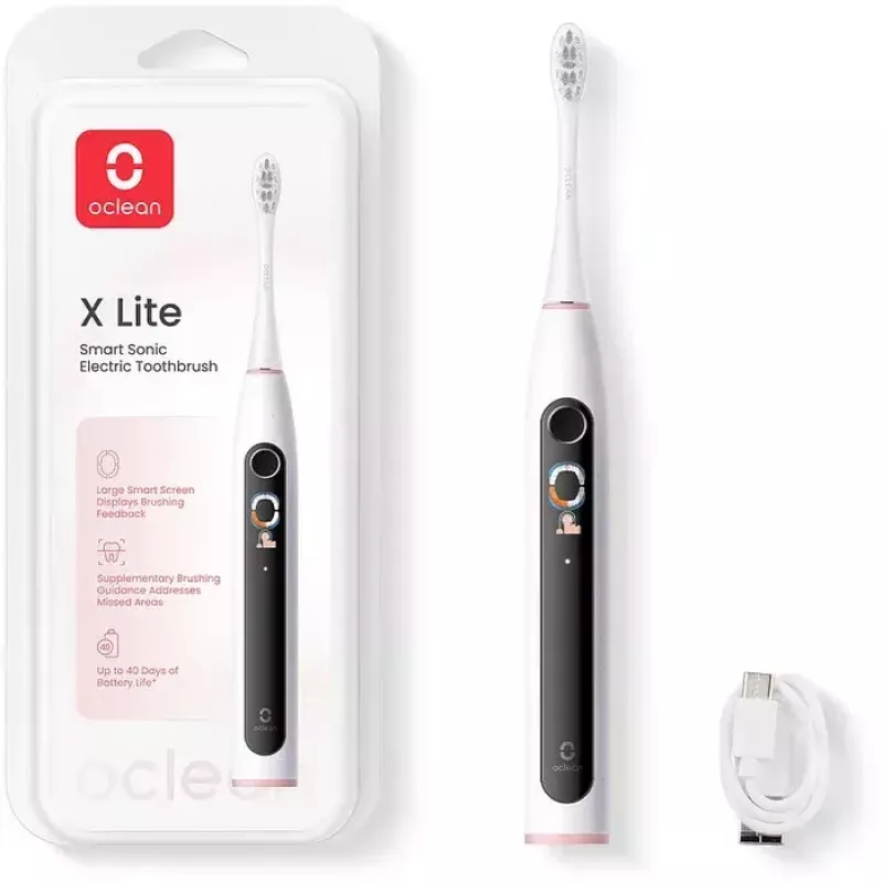 Oclean X Lite Grey elektrinis dantų šepetėlis