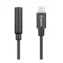 Mobiliojo telefono kabelis BOYA BY-K3 juodas 3.5mm Lightning