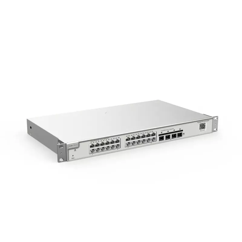 Valdomas jungiklis Ruijie Networks RG-NBS5100-24GT4SFP-P L3 24 prievadų Gigabit Ethernet