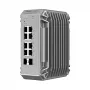 Valdomas L2 tinklo jungiklis Ruijie RG-NIS3100-8GT2SFP-HP — 8× Gigabit RJ-45, 2× SFP, PoE, 12–56 V DC, 20 Gbit/s, 8000 MAC, Pilka