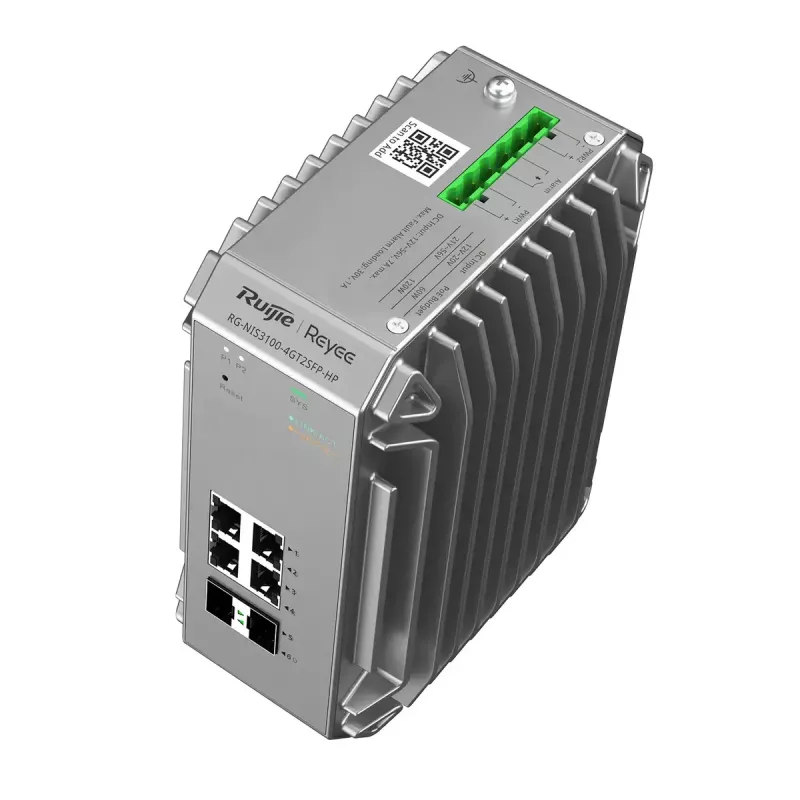 Valdomas L2 jungiklis Ruijie Networks RG-NIS3100-4GT2SFP-HP Gigabit Ethernet PoE