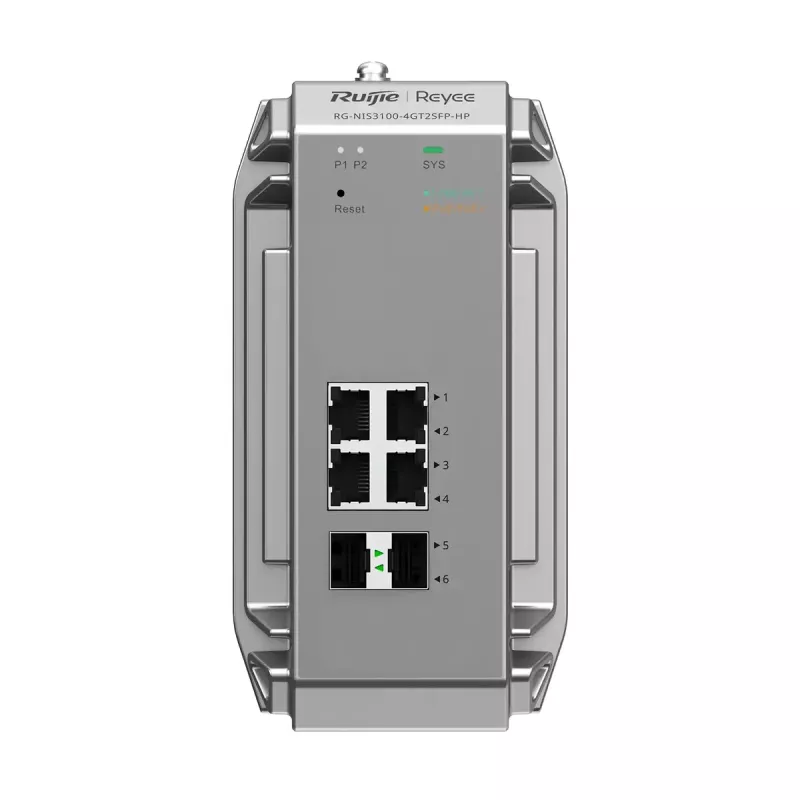 Valdomas L2 jungiklis Ruijie Networks RG-NIS3100-4GT2SFP-HP Gigabit Ethernet PoE
