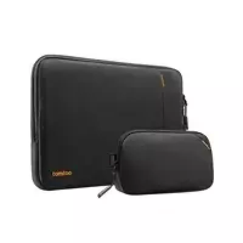 Tomtoc Sleeve Kit 16 colių MacBook Pro ir 15,3 colių MacBook Air, juoda