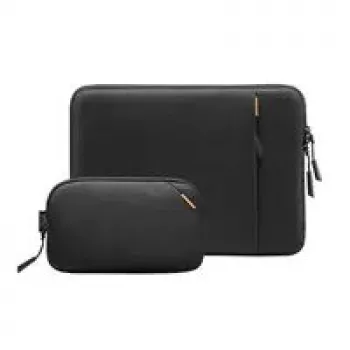 Tomtoc Sleeve Kit 16 colių MacBook Pro ir 15,3 colių MacBook Air, juoda