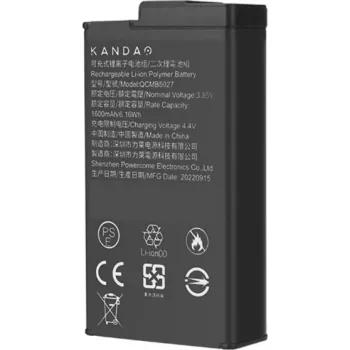Įkraunama baterija, skirta KanDao QooCam 3 QCMB5027 — 3600 mAh