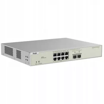 Valdomas tinklo jungiklis ASUS RG-NBS3300-8MG2XS-P — 10 prievadų: 8×2.5GE PoE+ (240W), 2×SFP+, stelažinis, L2+