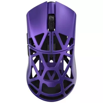 WLMouse Beast X Mini Pro Solid Sides žaidimų pelė su Omron optiniais jungikliais, violetinė