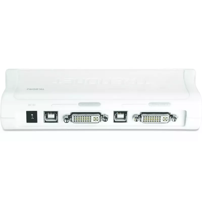 KVM jungiklis Trendnet TK-204UK 2 prievadų DVI USB su garsu