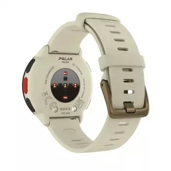GPS laikrodis bėgimui Polar Pacer baltas