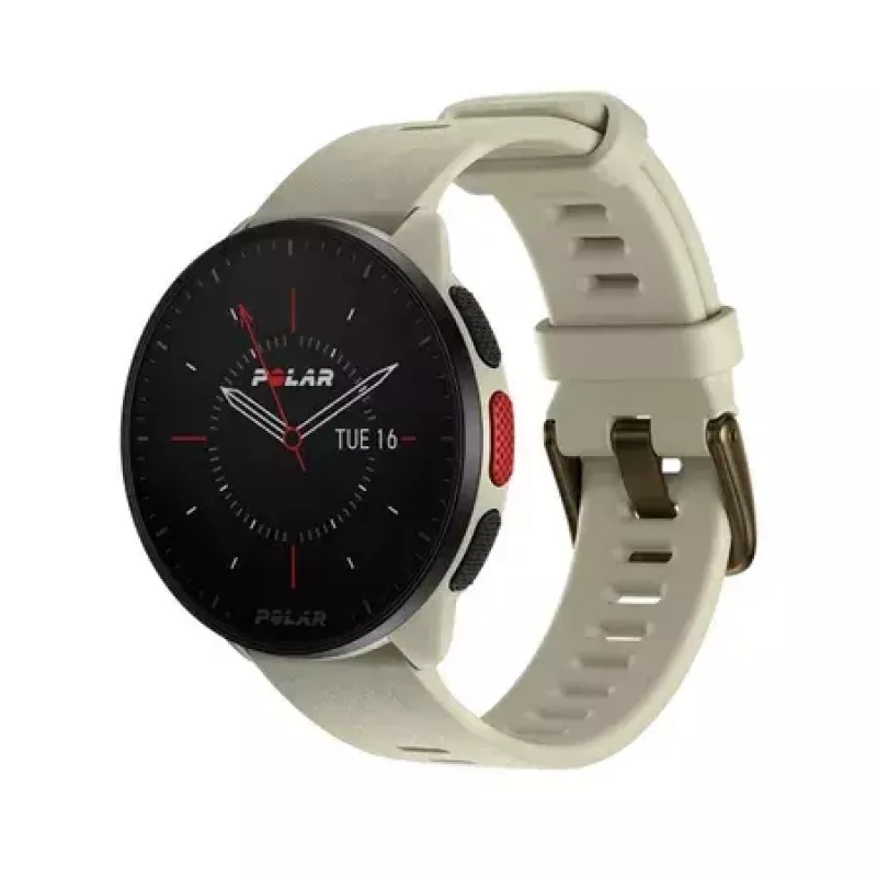 GPS laikrodis bėgimui Polar Pacer baltas
