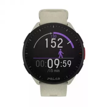 GPS laikrodis bėgimui Polar Pacer baltas