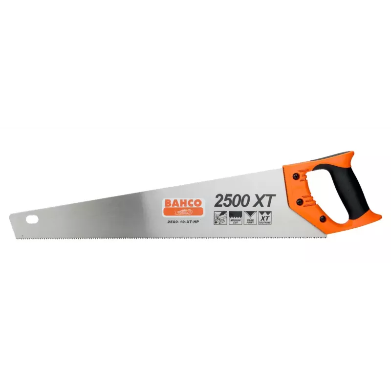Pjūklas nugarinis Bahco 2500-22-XT-HP 55 cm juodai oranžinis nerūdijantis plienas
