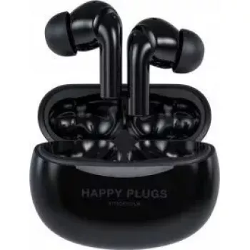 Happy Plugs Joy Pro belaidės ausinukai su ANC, juodi