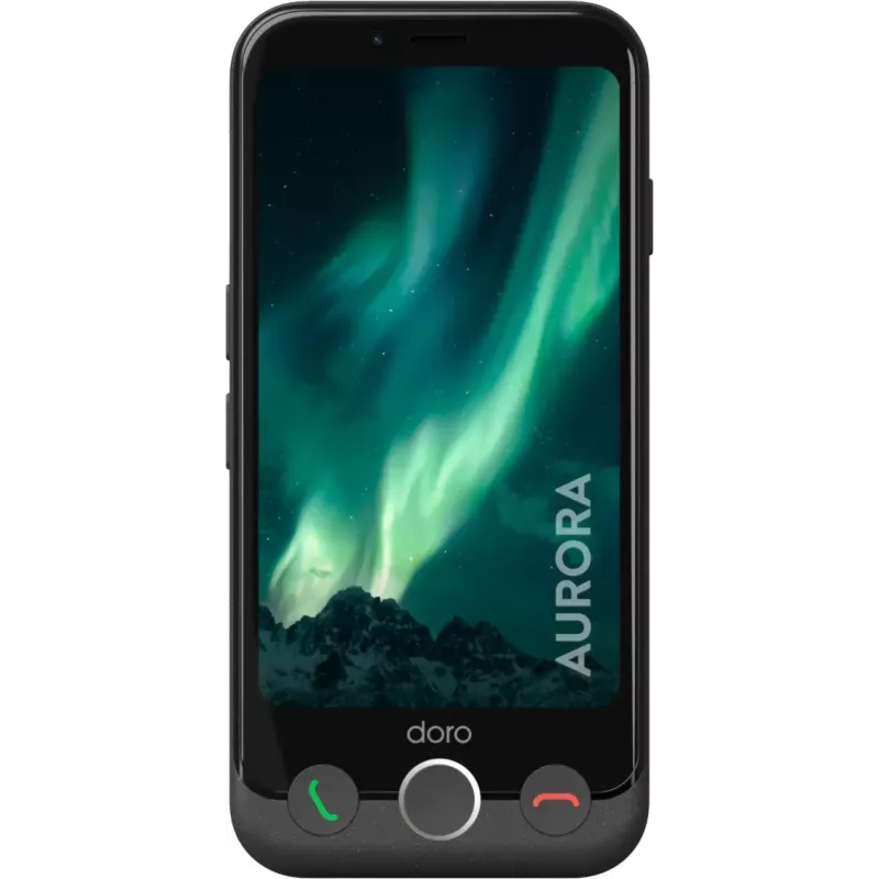 Išmanusis telefonas Doro Aurora 11 4.5 colio Dual SIM Android 14 4GB 64GB 3000mAh Graphite