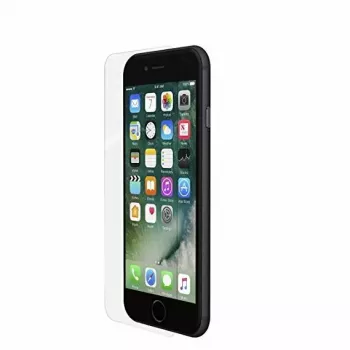 Grūdinto stiklo apsauginis ekrano stiklas, skirtas iPhone 8/7/6s/6, Belkin „Edge to Edge“, baltas
