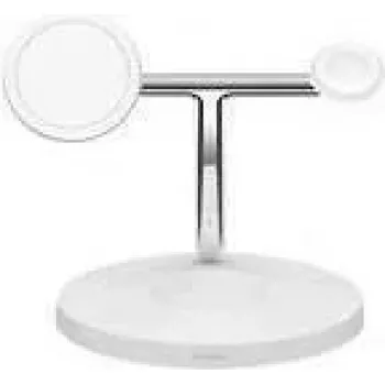 Belaidis įkroviklis Belkin 3-in-1, skirtas iPhone 12/13 serijai su MagSafe, modelis WIZ017VFWH-APL