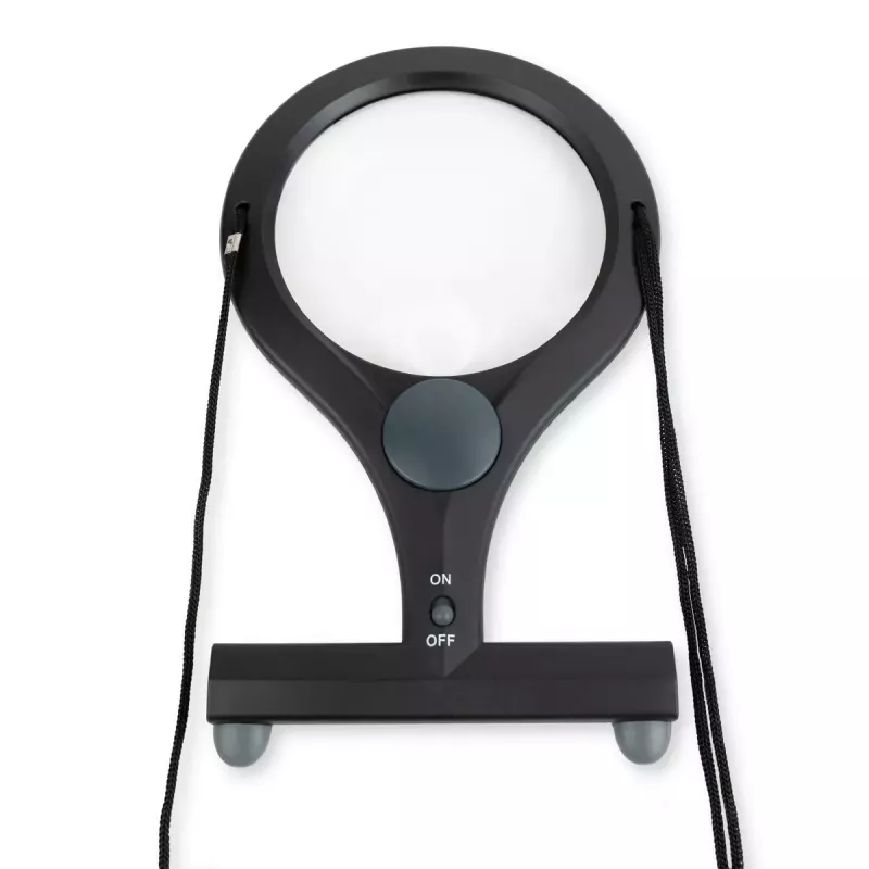 Rankinis didinamasis stiklas Carson LumiCraft 2x, LED, baterijinis, juodas, 135×23×226 mm