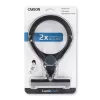 Rankinis didinamasis stiklas Carson LumiCraft 2x, LED, baterijinis, juodas, 135×23×226 mm