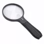 Didinamasis stiklas Carson Split Handle HF-11 — 3,5× rankinis didintuvas, juodas/skaidrus, AAA baterija