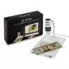Skaitmeninis mikroskopas Carson EFLEX 300x, 75–300x didinimas, 1600×1200 kamera, pilkai balta