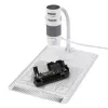 Skaitmeninis mikroskopas Carson EFLEX 300x, 75–300x didinimas, 1600×1200 kamera, pilkai balta