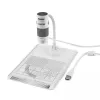 Skaitmeninis mikroskopas Carson EFLEX 300x, 75–300x didinimas, 1600×1200 kamera, pilkai balta