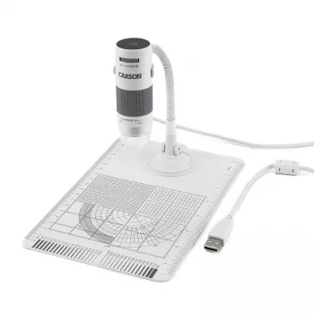 Skaitmeninis mikroskopas Carson EFLEX 300x, 75–300x didinimas, 1600×1200 kamera, pilkai balta