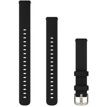 Laikrodžio dirželis GARMIN Lily 2 Silicone juodas – keičiamas silikoninis dirželis Lily 2