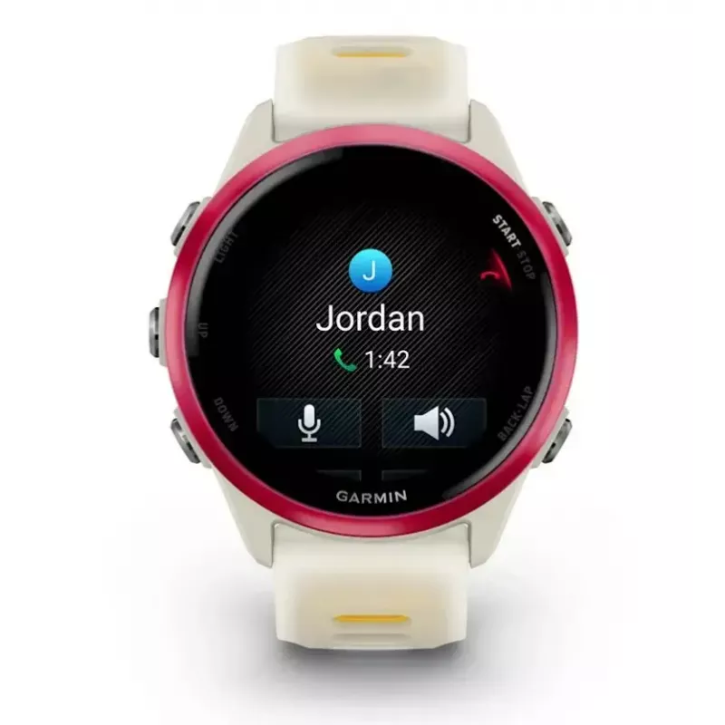 Sportinis išmanusis laikrodis GARMIN Forerunner 570 42 mm, 1,2 colio AMOLED 390×390, GPS, Wi‑Fi, 8 GB, 42 g, silikoninis dirželis