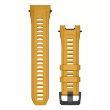 GARMIN Instinct 3 (50 mm) silikoninis dirželis – 26 mm plotis, 128 mm ilgis, geltonas