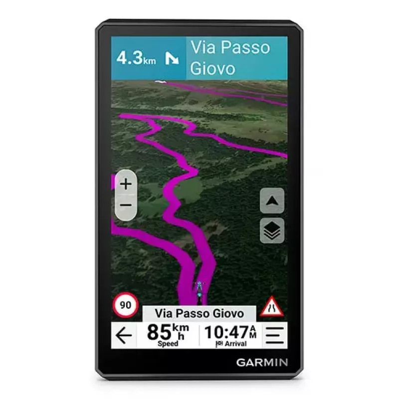 Motociklo GPS navigatorius Garmin zumo XT3 — 4,7 colio (11,9 cm) TFT liečiamasis ekranas, 1280x720, 64 GB, MicroSD, Li-Ion, 190 g, juodas