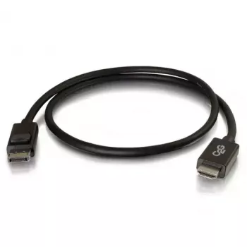 C2G 3 m DisplayPort (vyriškas) į HDMI (vyriškas) adapterinis kabelis, juodas