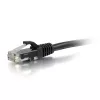 C2G 0,5 m Cat5e U/UTP tinklo jungiamasis kabelis juodas