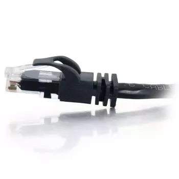 C2G 10m Cat6 jungiamasis laidas, juodas, U/UTP, RJ-45, auksuoti kontaktai
