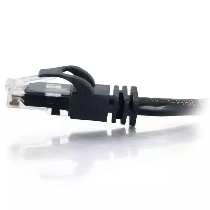 C2G 10m Cat6 jungiamasis laidas, juodas, U/UTP, RJ-45, auksuoti kontaktai